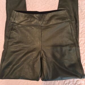 Gap Leather Feel Black Pants